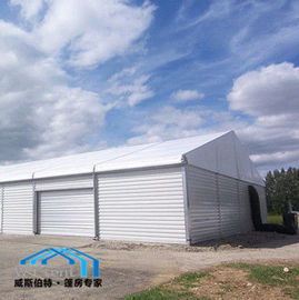 Estructura de aluminio durable de Almacén de la pared sólida temporal industrial de la tienda
