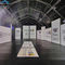 estructura blanca de la carga de viento de la tienda movible del polígono 20x60 para la exposición de arte